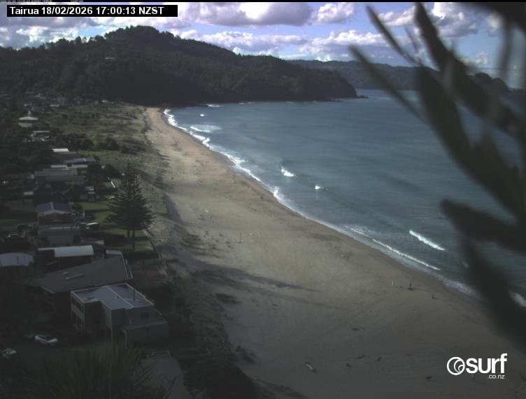 Live Whangamatā surf cam showing spot conditions.
